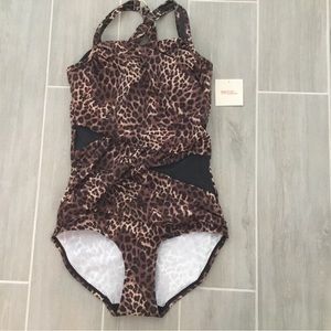 Ruby Ribbon one piece swimsuit